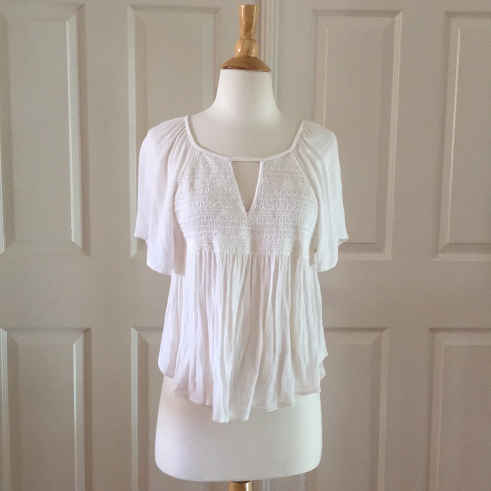 Cream blouse